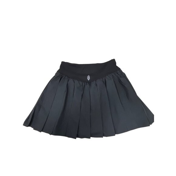 Free People Swing Of Things Black Shorts Skirt Skort Tennis NWT - Picture 5 of 8